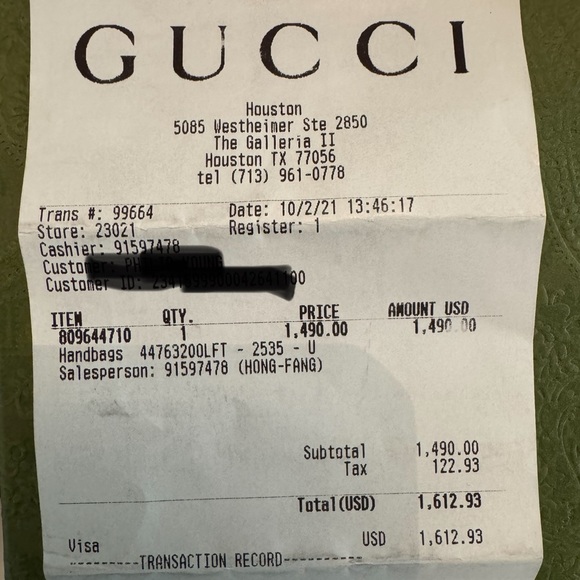 Authentic Gucci Marmont Brown - Picture 14 of 14